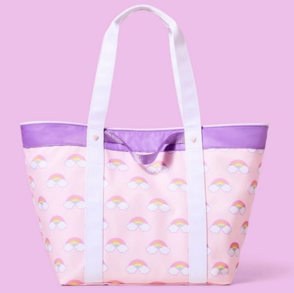 Stoney Clover Rainbow Beach Tote Bag Pink - Picture 2 of 12
